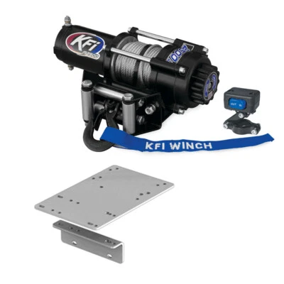 Kit combinado de cabrestante KFI 2500 lb (M3) para Kawasaki 4010 Mule 2009-2013 diésel 4x4 Foto 1 de 4