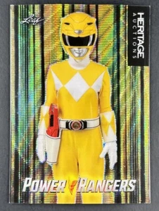 Leaf Power Rangers YELLOW 2024 NSCC Heritage Auctions Hasbro Promo Card /25 - Picture 1 of 2