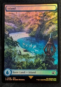MTG - Island #0298 FOIL -Final Fantasy - Pack Fresh!! - Picture 1 of 2