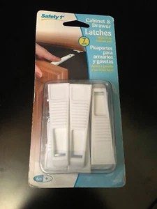 Safety 1st Cabinet & Drawer Latches 7 Pack Helps Keep Children Out - Picture 1 of 2