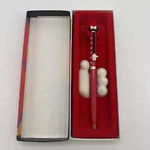 Vintage Mickey Unlimited Kreisler Minnie Mouse Pen Pink White Dots NEW NIB - Picture 1 of 7