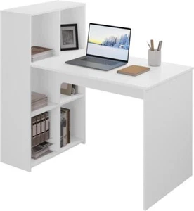 Schreibtisch Computertisch Mit Regal Links Oder Rechts Montierbar 120X63 - Bild 1 von 9
