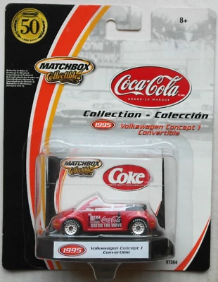 Matchbox Collectibles VW Volkswagen Concept 1 Cabrio rot Coca-Cola Coke Neu/OVP - Bild 1 von 4