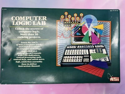 Rare NSI Computer Science Logic Lab 1985 Manual Collectible Antique Electronics - Image 1 of 4