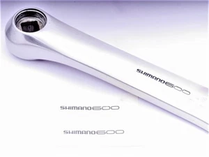 Ersatz Aufkleber Kurbelgarnitur, Kurbelarm Shimano 600 FC-6400 6403 6401 6402 Sticker - Bild 1 von 1