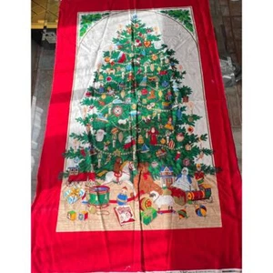 VIP Cranston Fabric Door Panel 36"x58" Christmas Tree Toys Holiday - Picture 1 of 7