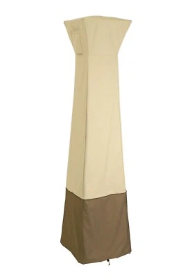 Cubierta de calentador de patio piramidal cremallera de guijarros cremallera completa a prueba de agua 21” X 21” X 90” Foto 1 de 3