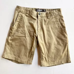 Pantaloncini da montagna cachi in teton taglia 30 x 10 vestibilità classica retrò cachi marrone chiaro all'aperto - Foto 1 di 9