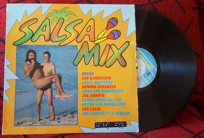 FRUKO Latin Brothers SONORA DINAMITA Joe Arroyo LOS MANGLARES *Salsa Mix 1988 LP - Image 1 of 4