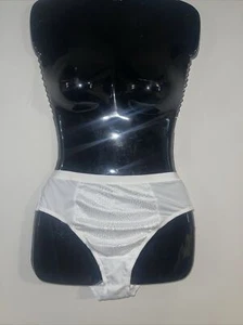 Warner's White Smooth Tummy Bikini Panty Underwear Sissy Knickers Size Xlarge - Picture 1 of 3