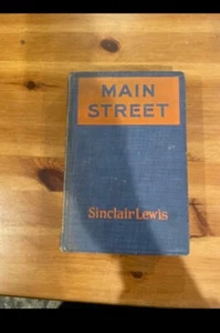 Sinclair Lewis Main Street 1st 1st 1st State 1920 RARE Book - Picture 1 of 8