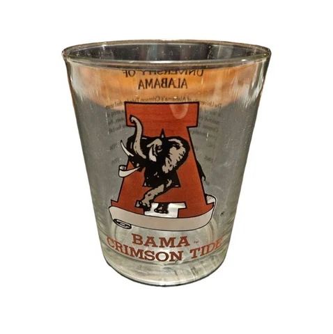 VTG Alabama Crimson Tide Drink Glass Cover