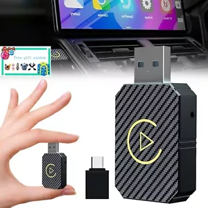 Wireless Carplay Android Auto Adapter 2 in 1 Mini Box Plug&Play Wireless Dongle - Picture 1 of 13
