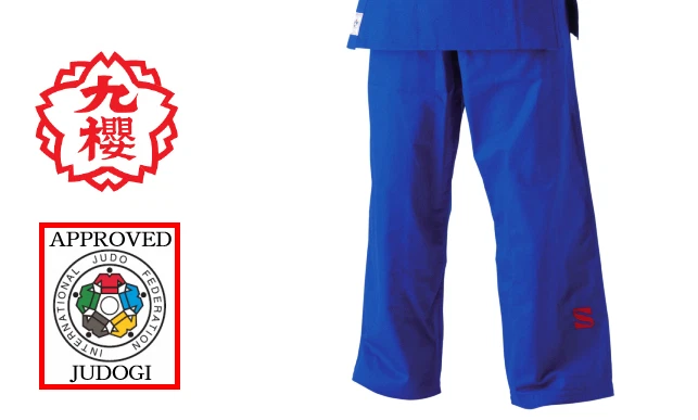 Kusakura JAPAN JNEX Judo gi Blue Pants Judogi IJF Official Approved