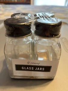 Glass Jars Salt and Pepper Shaker Spice Jar - Picture 1 of 2