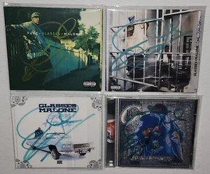 GLASSES MALONE CANCEL DEEZ NUTZ + GLASS HOUSE AUTOGRAPHED 4 ALBUM LOT G MALONE - Bild 1 von 5