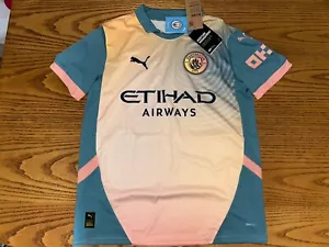 Puma Manchester City 2024 -25 Fourth Jersey Mens Size large $95 1NWT - Picture 1 of 5
