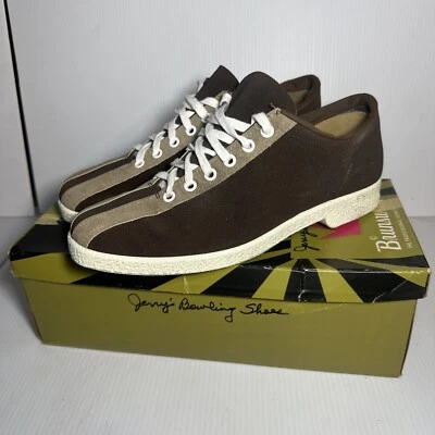 Zapatos de boliche Brunswick para hombre 8,5 M marrón tostado Foto 1 de 4
