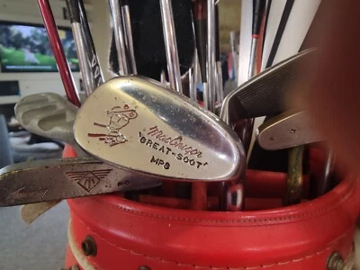 Cuña de lanzamiento vintage MacGregor Great Scot MP8 PW. Eje de acero Tour Flight. Derecha Foto 1 de 4