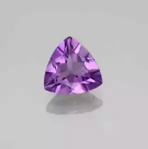 Natural Brazilian Amethyst Purple Trillion Faceted Loose Stones(4x4mm - 12x12mm) - Picture 1 of 1