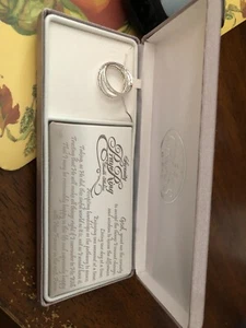 KREUZ GESCHENKE GELASSENHEIT GEBETSRING HALSKETTE, NEU. - Bild 1 von 3