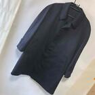 [Japan Used Fashion] Pierre Balman Cashmere 100 Stainless Steel Collar Coat Char