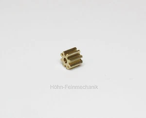 Stirnzahnrad, Zahnrad Modul 0,4, aus Messing, 10 Zähne - Bild 1 von 1