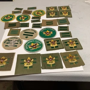 Boy Scout Leader Patches Patrol, Assistant, Senior And Assistant - Picture 1 of 14