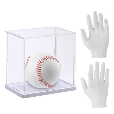 Vitrina de acrílico para montaje de objetos de colección, caja de exhibición transparente de 4x6x6 pulgadas Foto 1 de 4