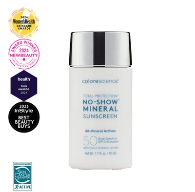 Colorescience Total Protection No-Show Mineral Sunscreen SPF 50 / 1.7 oz - Image 1 of 4