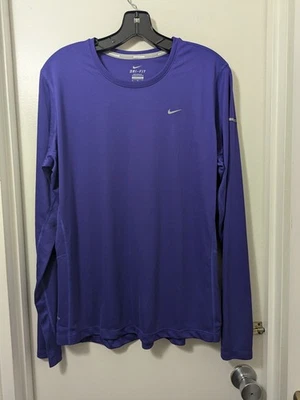 NEW! NIKE [XL] Women Miler REFLECTIVE Long Sleeve Run 519833-504 - Image 1 of 4