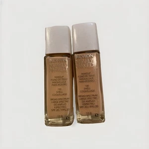 2x Revlon Nearly Naked Liquid Foundation #130 Shell Coquillage Spf 20 - Picture 1 of 1