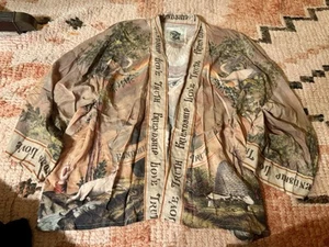 Market of Stars Friendship Love & Truth Pixie Duster Cropped Kimono EUC One Size - Picture 1 of 6