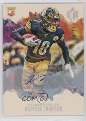 2019 Panini Chronicles Holo Silver 25/50 Diontae Johnson #GK26 Rookie Auto RC - Image 1 of 3