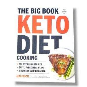 Das große Buch der Keto Diät Kochen Jen Fisch Kochbuch 200 Rezepte Softcover 2018 - Bild 1 von 1
