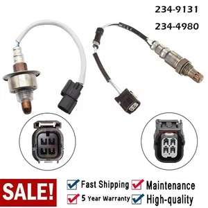 2PCS Oxygen Sensor Up+Downstream for 2015 2016 Honda CRV 2.4L 234-9131 234-4980 - Picture 1 of 16