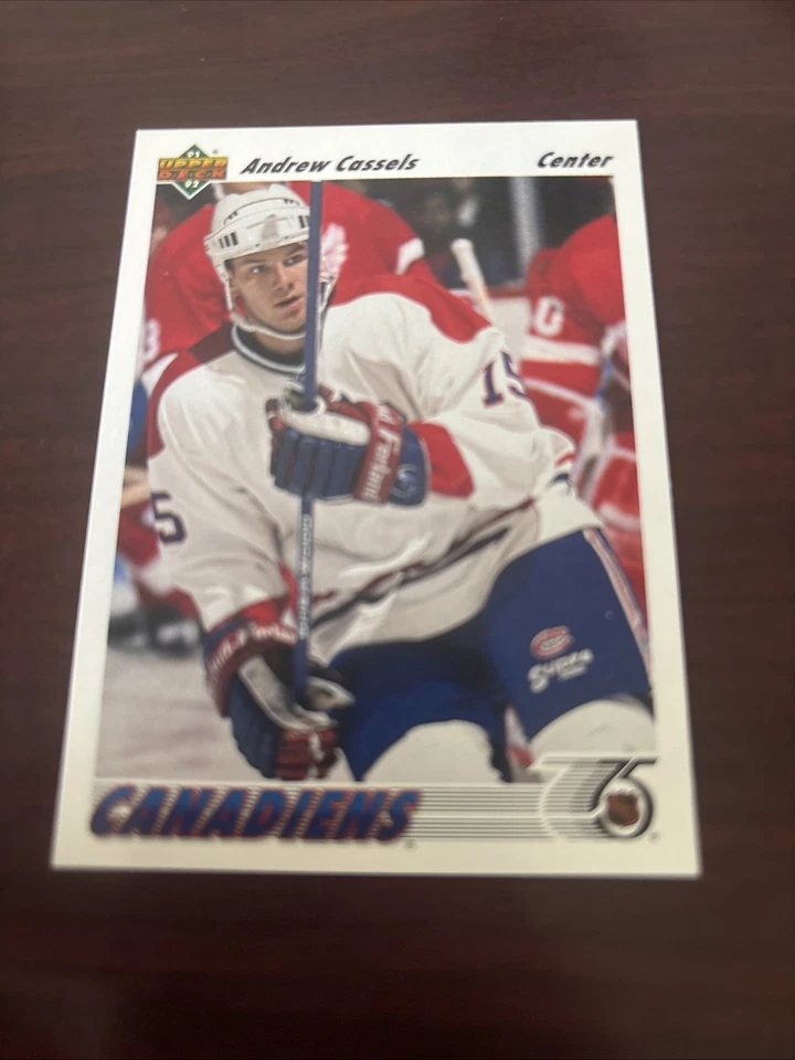 1991-92 Upper Deck Andrew Cassels #379 Montreal Canadiens - Image 1 of 1