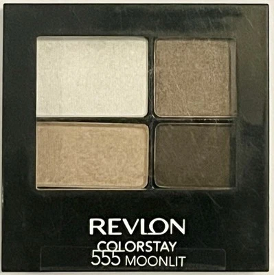 Revlon ColorStay Day to Night Eye Shadow Quad #555 Moonlit .16oz Browns New - Image 1 of 2
