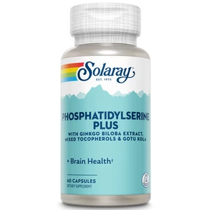 Solaray Phosphatidylserine Plus Supplement, 100 mg | 60 Count - Picture 1 of 1