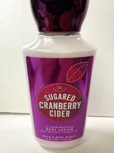 Sugared Cranberry Cider Bath & Body Works Lotion New 24 hr moisturizer Retired - Picture 1 of 2