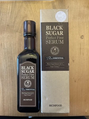 SKINFOOD Black Sugar Perfect First Serum The Essential 120 ml Nuevo en Caja Foto 1 de 4