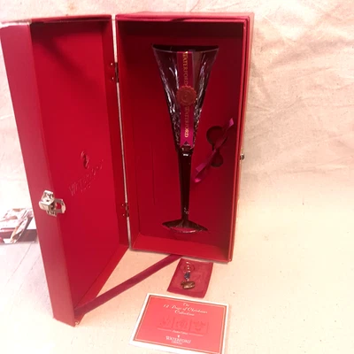 Flauta Waterford Cristal 12 Días de Navidad 7 Cisnes una Caja de Natación y Dije Foto 1 de 4