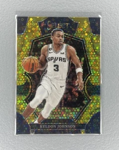Keldon Johnson 2022-23 Select Premier Gold Disco Prizm /10  San Antonio Spurs - Picture 1 of 2