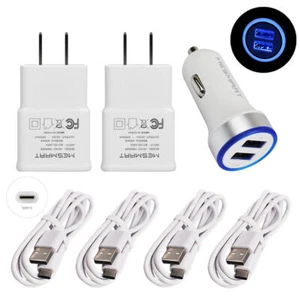 For Samsung Galaxy A55 A13 A23 A32 A42 A53 5G Wall Car Charger Type C Cable Cord - Picture 1 of 30