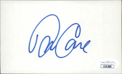 David Cone New York Yankees Signed 3x5 Index Card JSA Authenticated - Image 1 of 2