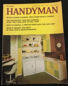 The Family Handyman Magazine 113th Edition VINTAGE Dec. 1969 Vol. 19 No. 6 - Picture 1 of 6