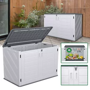 700L Mülltonnenbox Aufbewahrungsbox Außenlagerkasten Lagerbox Garten & Terrasse - Bild 1 von 13
