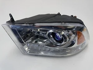 2009 2018 RAM 1500 2500 3500 HEADLIGHT OEM CHROME PROJECTOR 2017 2016 2015 2014 - Picture 1 of 7