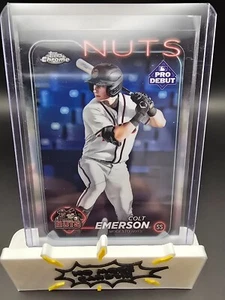 2024 Topps Pro Debut - Chrome #PDC-168 Colt Emerson (RC) - Picture 1 of 2