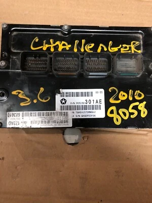 Computadora de control del motor Dodge Challenger 2010 OEM P68054123AD OEM CL2#007 Foto 1 de 2